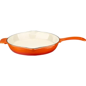 Döküm Yuvarlak Kızartma Tavası Döküm Demir Yekpare Saplı Edition Serisi 30 cm