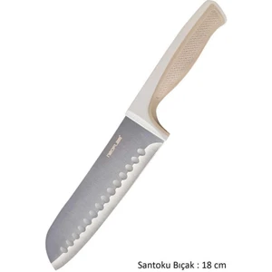 Fika Bej Microban Santoku Bıçak 18 cm