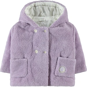 Civil Baby Kız Bebek Kapüşonlu Mont 6-18 Ay Lila