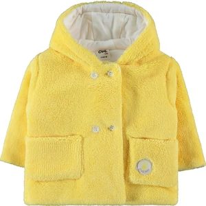 Civil Baby Kız Bebek Kapüşonlu Mont 6-18 Ay Sarı