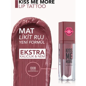 Kiss Me More Likit Ruj Kokusuz Mat Bitişli Yüksek Pigmentli 5 ml