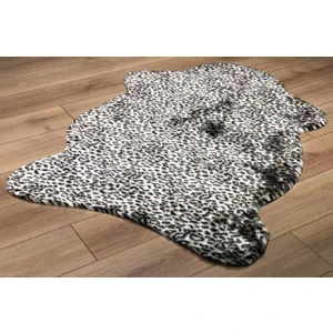 Doğuş Peluş Halı Leopar Post Kahverengi