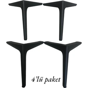 Yaren Home Dizayn Metal Koltuk, Kanepe, Dolap, Berjer, Tv Ünitesi Ayağı 20 cm