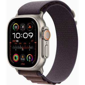 Watch Ultra 2 Gps + Cellular, 49MM Titanyum Kasa Indigo Alpine Loop - Medium MRET3TU/A