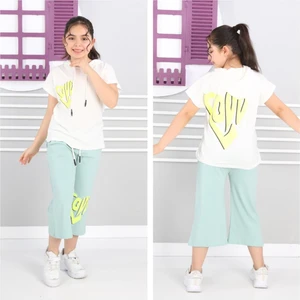 Love Baskılı Oversıze Kız Takım