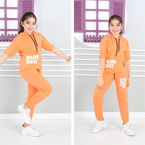 Punch Baskılı Oversıze Kız Takım
