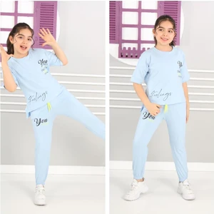 You Only Yazı Bazkılı Oversıze Kız Takım