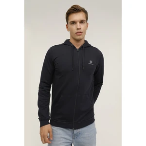 M-SN72 Basıc Fz Hod 3pr Lacivert Erkek Eşofman Üstü