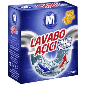 Lavabo Açıcı  3X75 G  (  1  Adet  )
