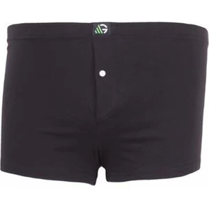 Erkek Büyük Beden Düğmeli Uzun Paça Boxer 11907 Sıyah