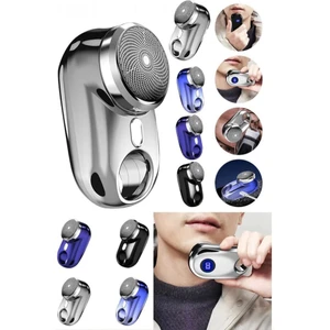 Erkekler Için Mini Elektrikli Seyahat Tıraş Makinesi Cep Boyutu Yıkanabilir Şarjlı Tıraş Makinesi