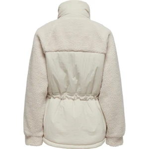 Krem Kadın Mont Onlarıanna Padded Mıx Teddy Jacket