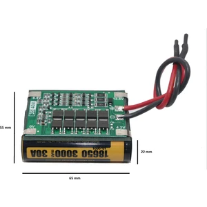 12V Ni-Cd Matkaplar Için 3000 Mah Li-On Pil Grubu Bms Devreli