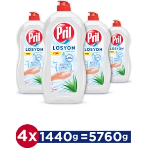 Losyon Aloe Vera 1405ml x 4 Adet Sıvı Bulaşık Deterjanı