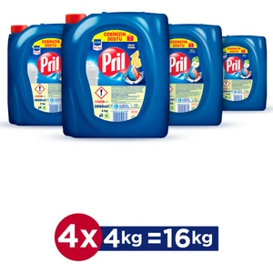 Limon 4 KG x 2 Adet + Pril Elma 4 KG x 2 Adet (16 KG) Sıvı Bulaşık Deterjanı