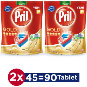 Gold Bulaşık Makinesi Deterjanı 45 Tablet x 2 Adet