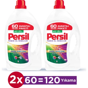 Color Jel Deterjan 60 Yıkama x 2 adet
