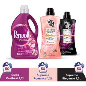 Yenileme Çiçek Cazibesi Renkliler 2.75L & Vernel Max Supreme Romance 1.2L & Vernel Max Supreme Elegance