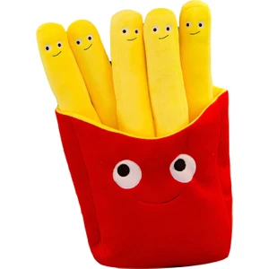Perfect Choice 30CM1 Torba Komik Patates Kızartması Peluş Oyuncak - Kırmızı (Yurt Dışından)