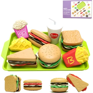 Perfect Choice Çocuk Mini Hamburger Pişirme Oyuncak Seti Oyna Pretend (Yurt Dışından)