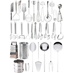 Paslanmaz Çelik Çeyiz Seti Pratik Mutfak Araç Gereçleri Servis Maşa Çeşitleri
