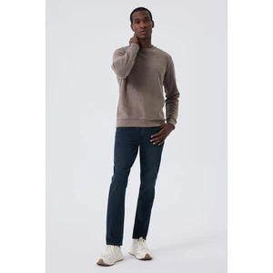 Lee Cooper Newdwade Erkek Sweatshırt Koyu Bej