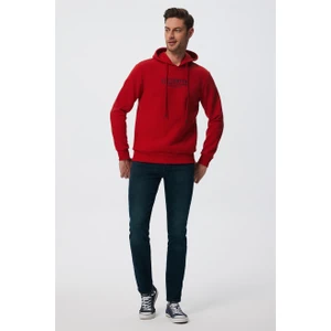 Lee Cooper Faust Erkek Sweatshırt Kırmızı