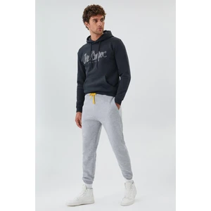 Lee Cooper Vıctors Erkek Eşofman Alt Gri Melanj