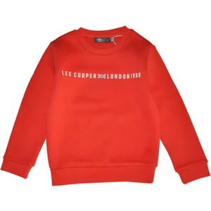 Lee Cooper Steward Erkek Çocuk Sweatshırt Kırmızı