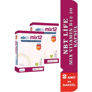 Nbt Life Mix Vitamin B12 30 Kapsül 2 Adet
