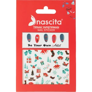 Merry Christmas Tırnak Stickerı -05