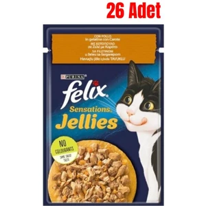 Sensations Tavuklu ve Havuçlu Kedi Konservesi 85 gr x 26