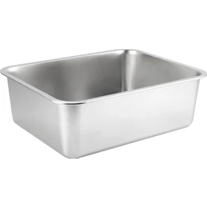 Paslanmaz Tavşan Çok Yönlü Pürüzsüz Kenarlı Yavru Tuvaleti 40X30X10CM (Yurt Dışından)