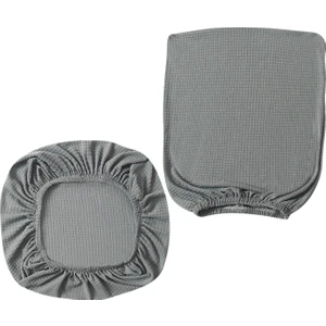 1 Adet Gri Için Döner Bilgisayar Koltuk Kılıfı Lastikleri (Yurt Dışından)