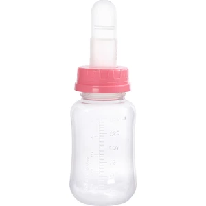 Yenidoğan Besleme Aparatı Kaşıklı Biberon 150 ml Pembe
