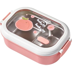 Yalıtımlı Öğle Yemeği Kutusu, Paslanmaz Çelik Öğle Yemeği Kutusu, Sevimli Ayrılmış Öğle Yemeği Kutusu, Öğrenciler ve Ofis Çalışanları Için Açık Hava Taşınabilir Öğle Yemeği Kutusu (Yurt Dışından)