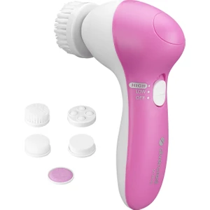 5 Başlıklı Cilt Temizleme Cihazı Ultra Kaliteli Yumuşak Silikonlu Yüz Temizleme Fırçası Masaj Aleti