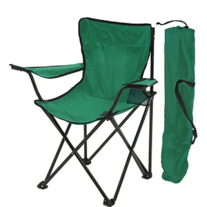 Rejisör Kamp Sandalyesi Katlanır Çantalı Piknik, Plaj, Balıkçı Sandalyesi-Yeşil