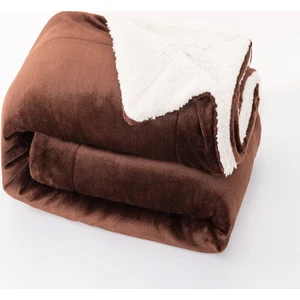 Sherpa Polar Battaniye Kalın Çift Katmanlı Flanel Battaniye (Yurt Dışından)