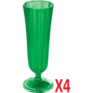 Yeşil Flüt Şampanya Bardağı 130 cc 4'lü 04FIA001715