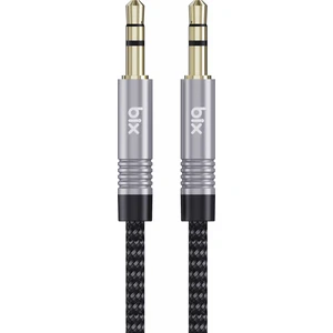 BXAU103 3.5mm Erkek To Erkek Örgülü Stereo Aux Ses Kablosu 3 Metre