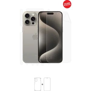 iPhone 15 Pro Max Full Body 360 Derece Ön Arka ve Yan Koruyucu Tpu Film