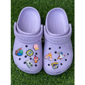 Bear & Pear Crocs Terlik Süsü 8'li Gezegen Set Jibbitz 8 Adet