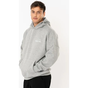 Racquet Lover Oversize Hoodie Erkek - Gri