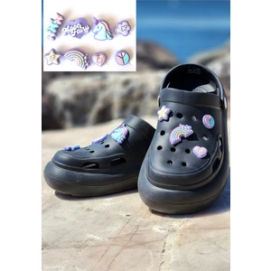 Bear & Pear 8'li Unicorn Terlik Süsü Crocs Terlik Jibbitz