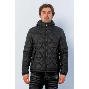 Erkek Regular Fit Kışlık Çok Cepli Fermuarlı Kapitone Şişme Mont