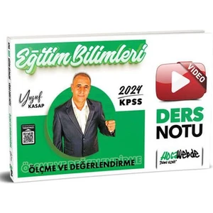Hocawebde Yayınları 2024 KPSS Eğitim Bilimleri Ölçme Ve Değerlendirme Video Ders Notu