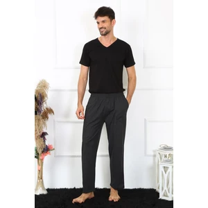 Erkek Pamuk Antrasit Tek Alt Pijama 27495