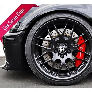 Tiger Marketing Geely Emgrand Uyumlu Brembo Kırmızı Kaliper Kapağı 4lü Yağ Hortumlu