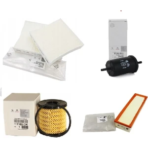 Citroen C3 1.4 Benzinli (2009 Sonrası) Filtre Bakım Seti Orijinal Psa